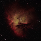 Illustration for article titled Behold the Pacman Nebula—now with teeth!